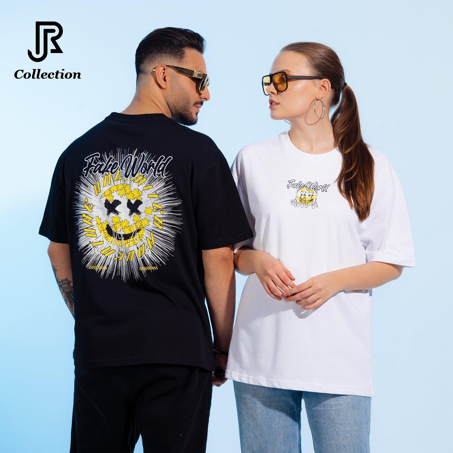 Oversized Eco‑Friendly Cotton T‑Shirt - RJCollection