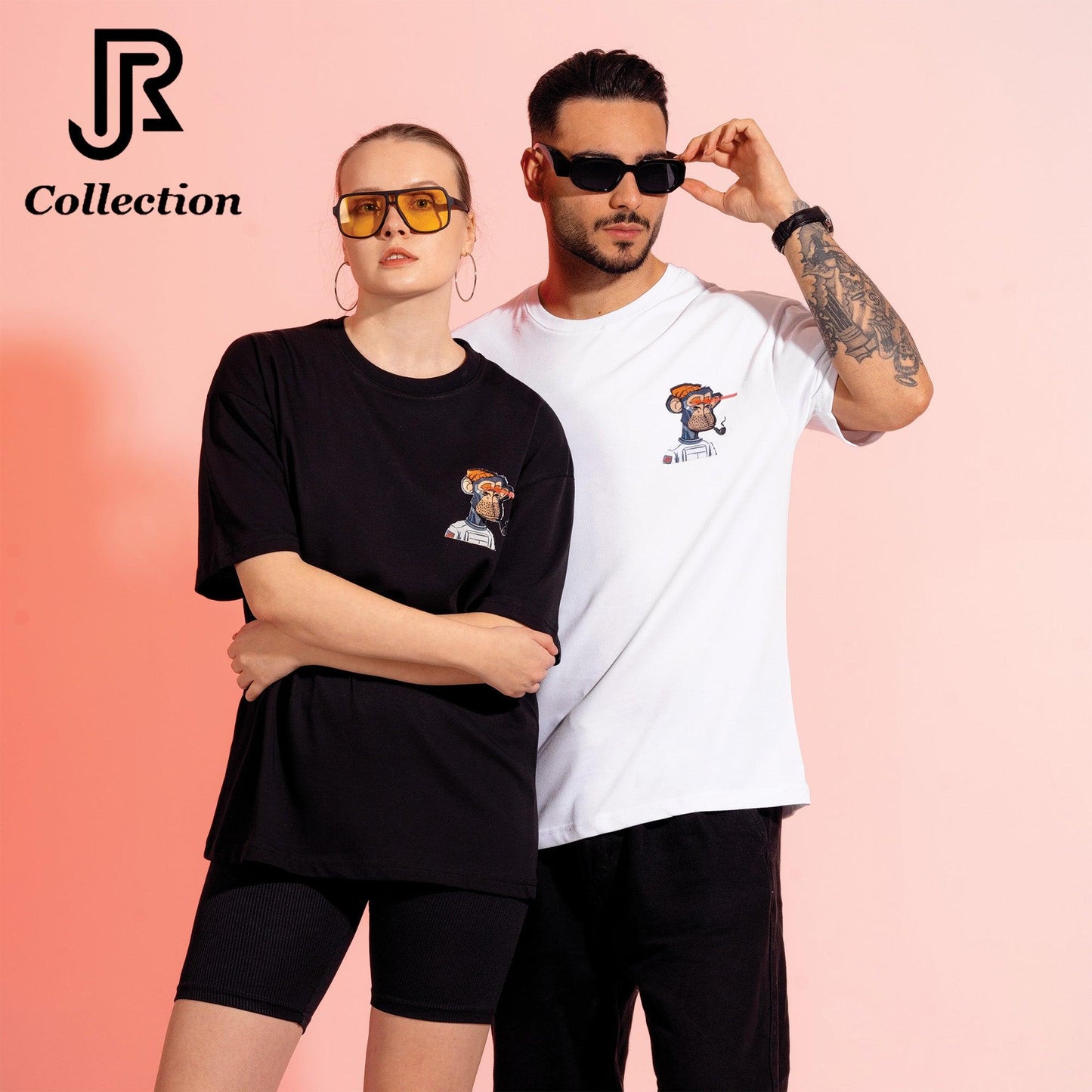 Oversized Eco‑Friendly Cotton T‑Shirt - RJCollection