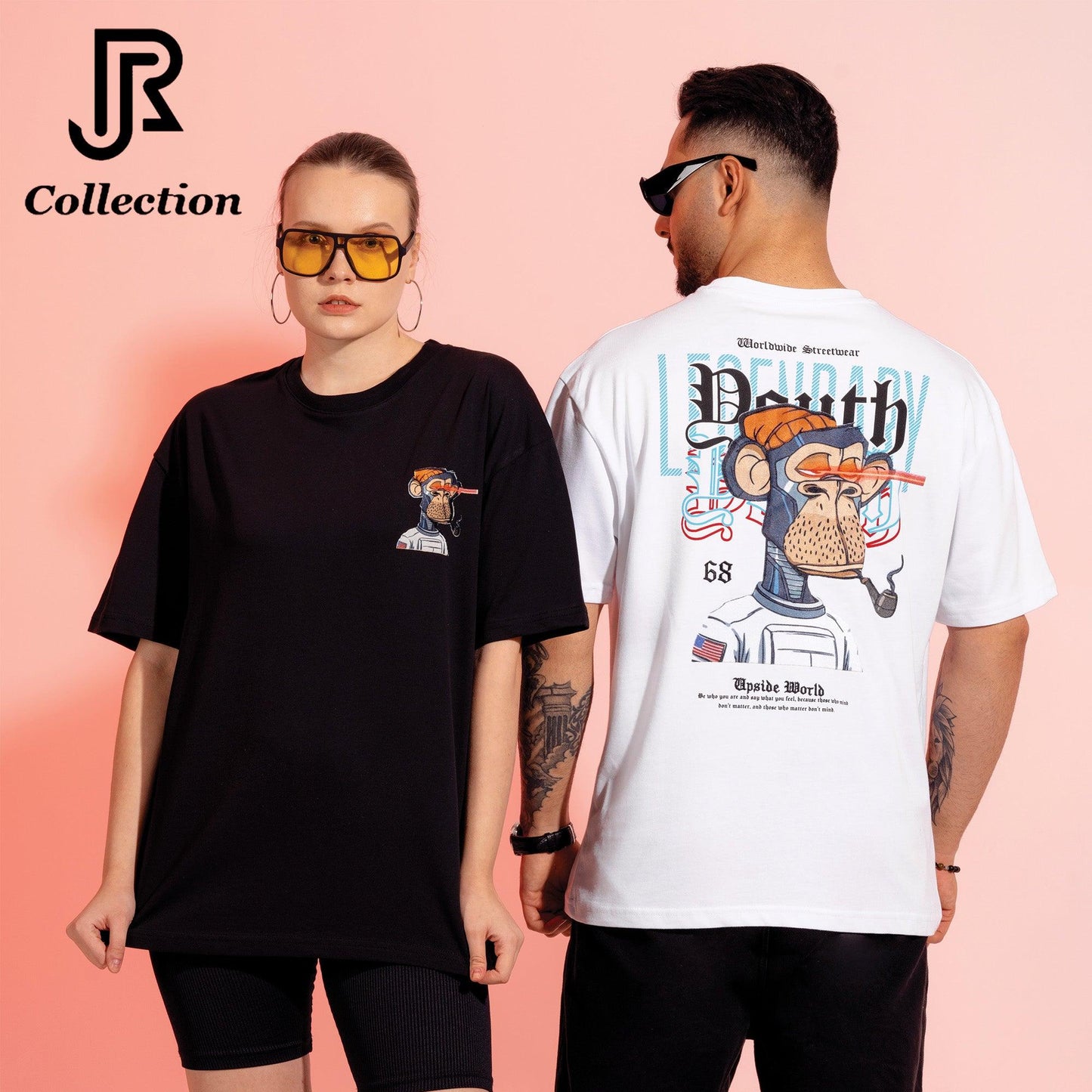Oversized Eco‑Friendly Cotton T‑Shirt - RJCollection