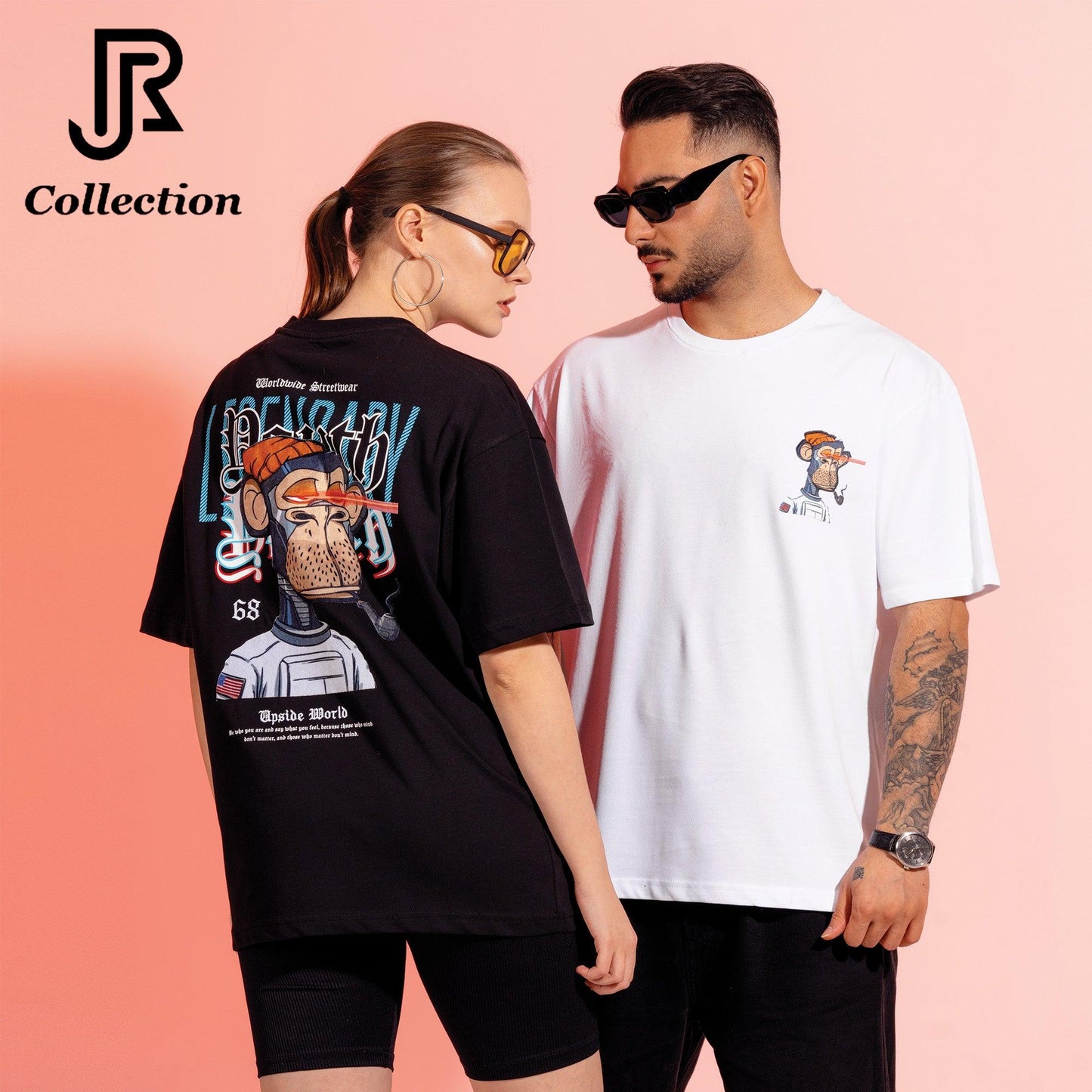 Oversized Eco‑Friendly Cotton T‑Shirt - RJCollection
