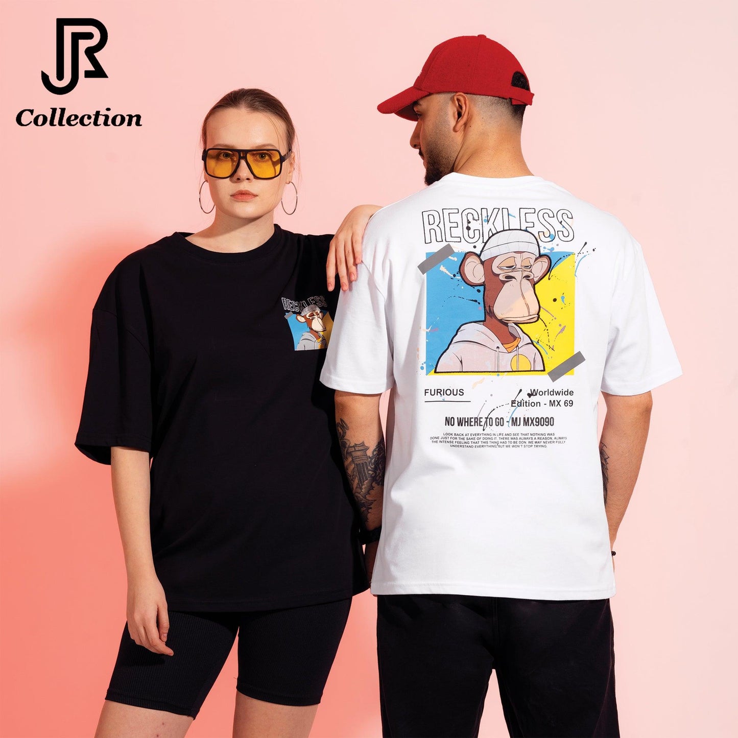 Oversized Eco‑Friendly Cotton T‑Shirt - RJCollection