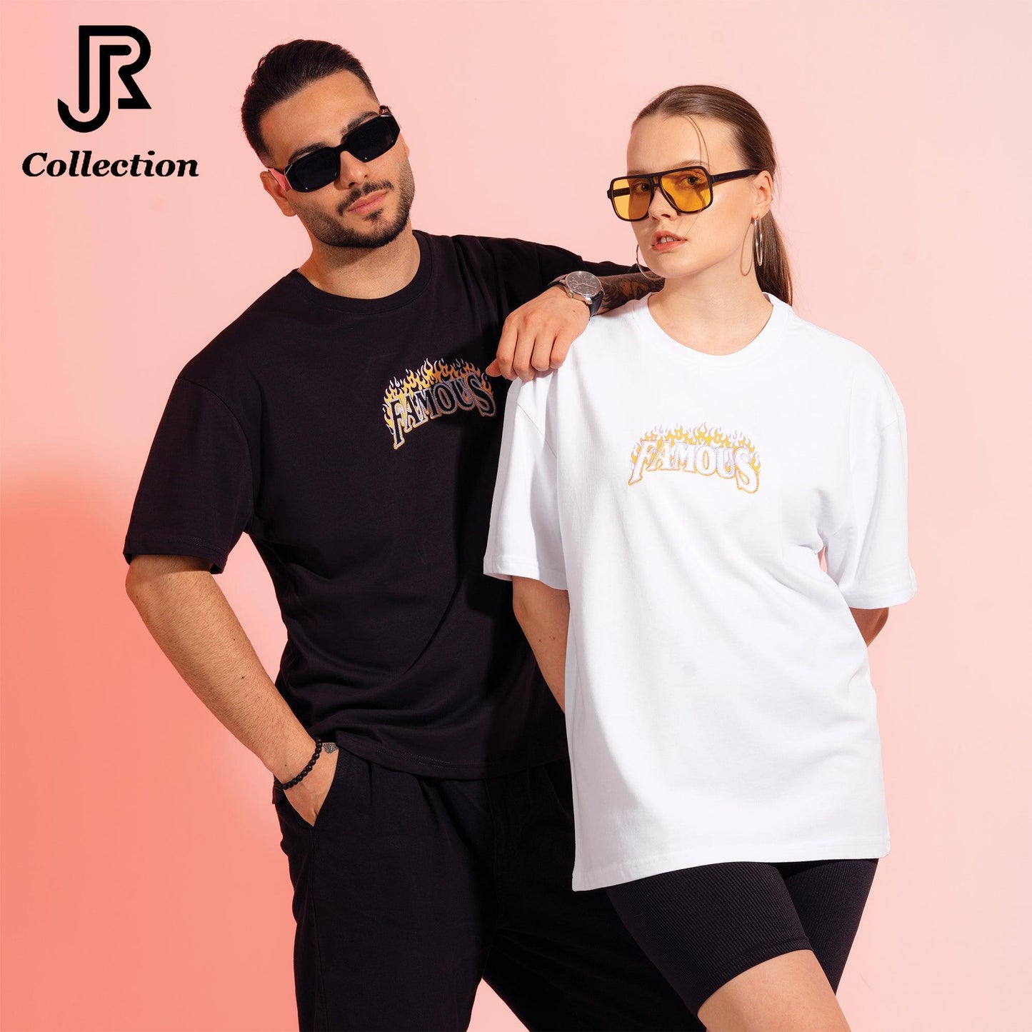 Oversized Eco‑Friendly Cotton T‑Shirt - RJCollection