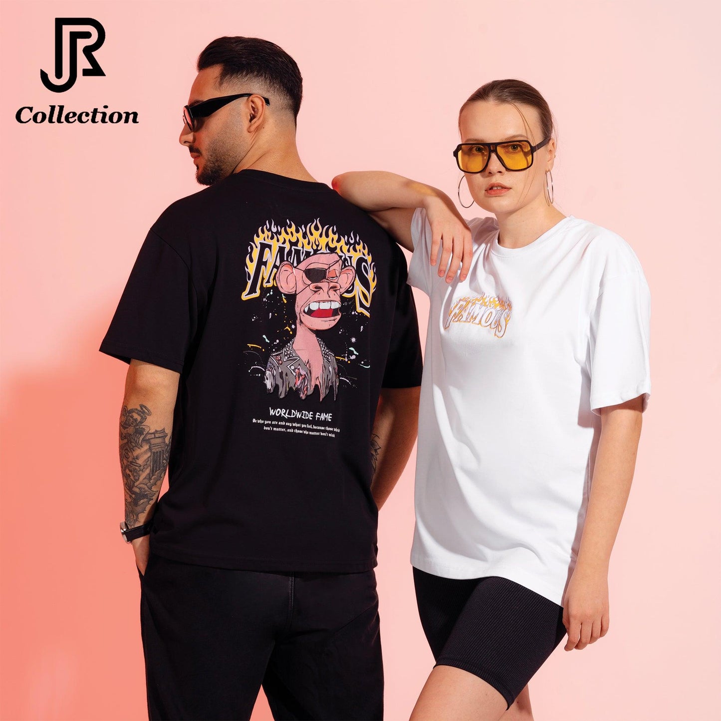 Oversized Eco‑Friendly Cotton T‑Shirt - RJCollection