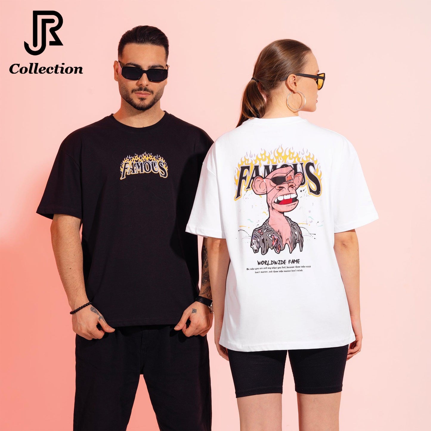 Oversized Eco‑Friendly Cotton T‑Shirt - RJCollection