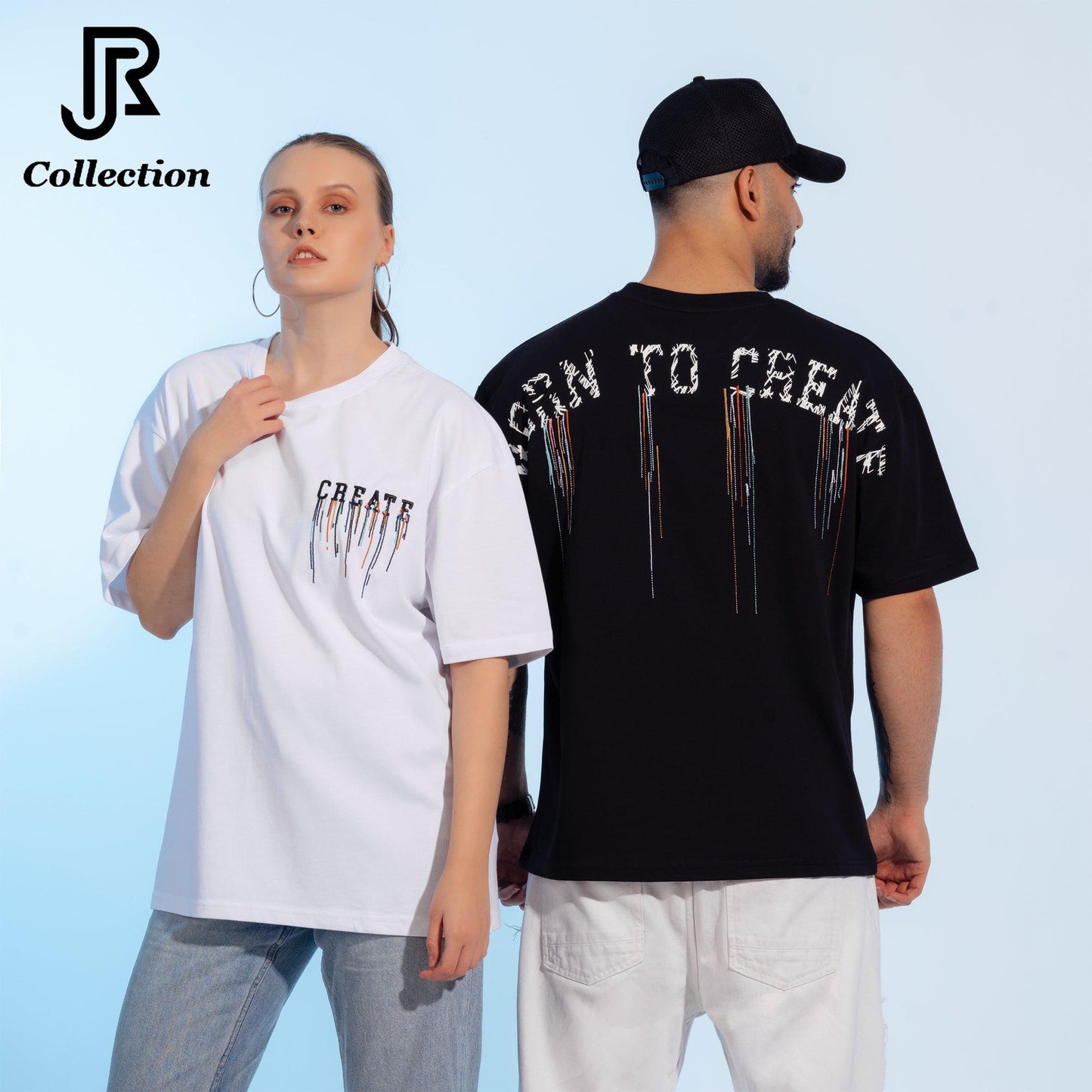 Oversized Eco‑Friendly Cotton T‑Shirt - RJCollection