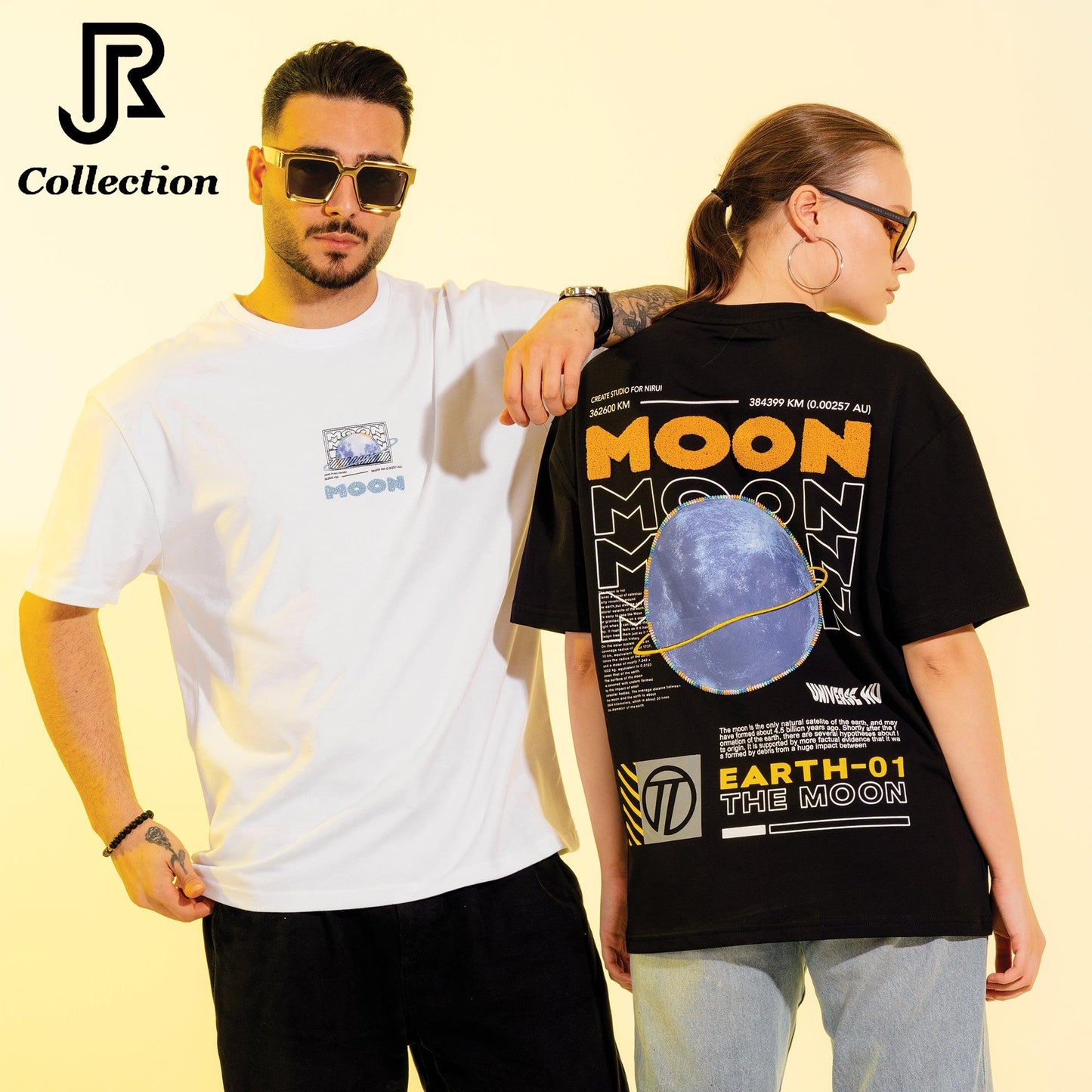 Oversized Eco‑Friendly Cotton T‑Shirt - RJCollection