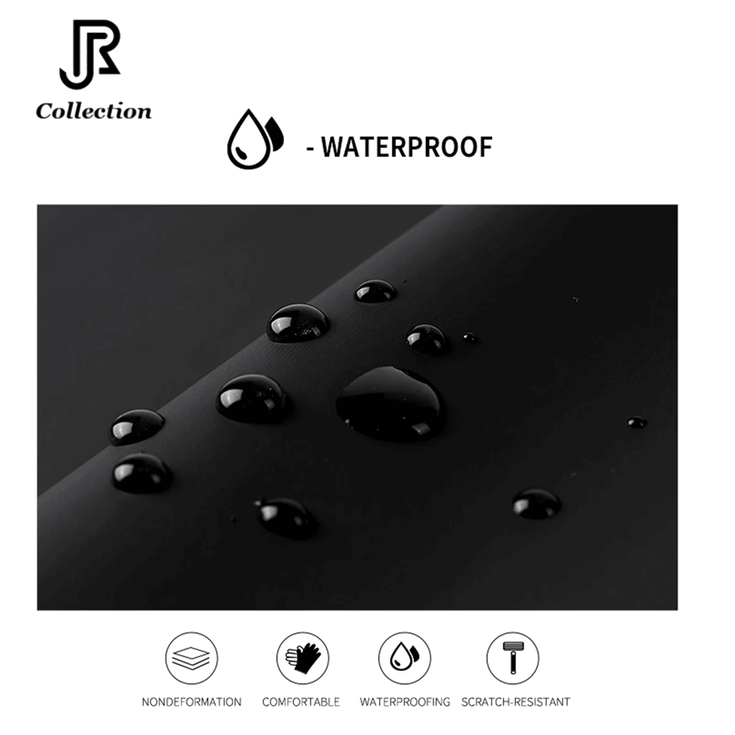 Waterproof Oxford & Leather Crossbody Sling Bag - RJCollection