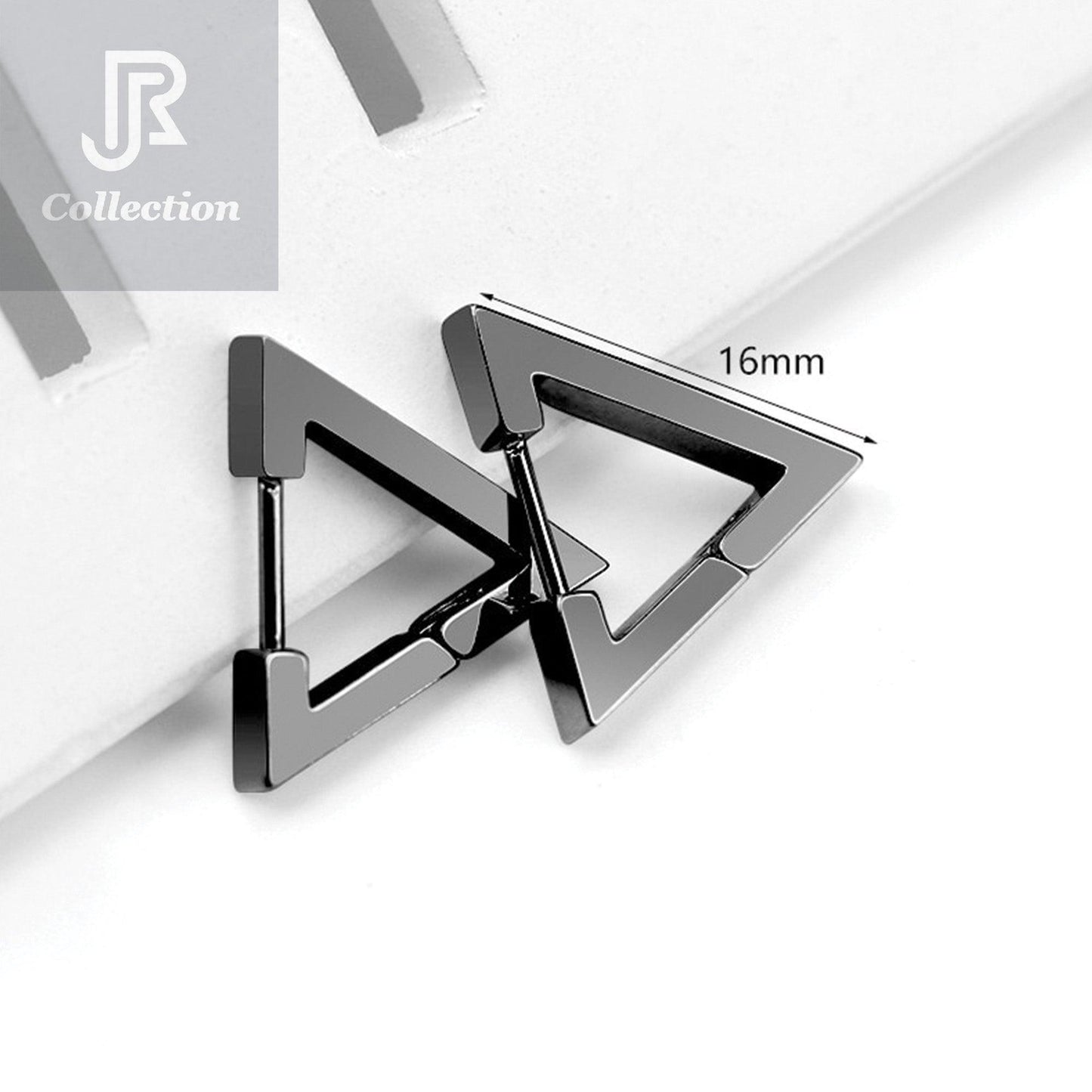 Geometric Hoop Earrings – Stainless Steel - RJCollection