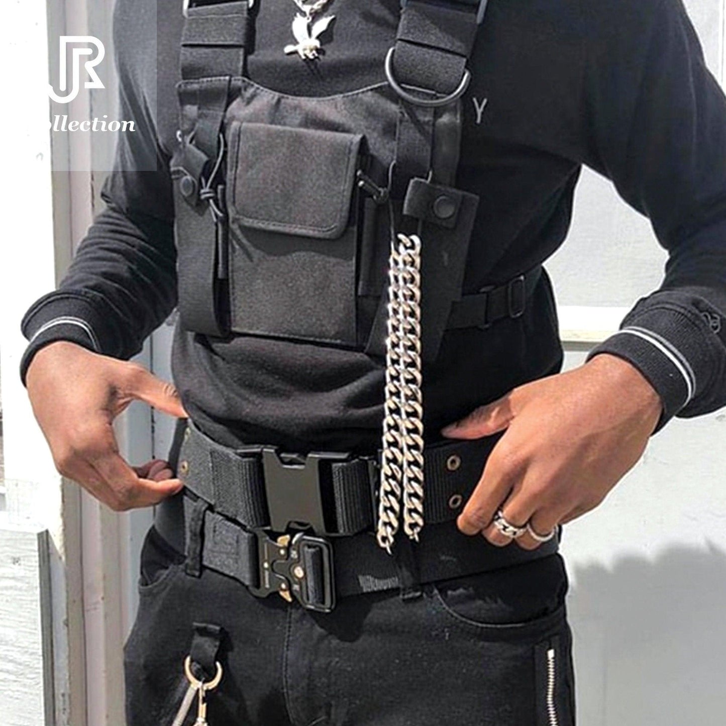 side view west bag streetwear crossbody sling bag