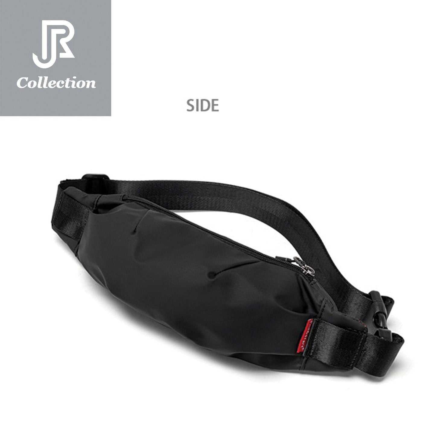 close-up of adjustable strap on waterproof chest shoulder crossbody