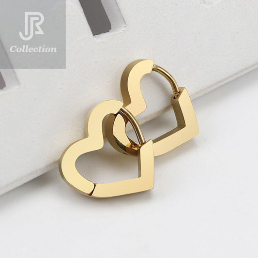 Geometric Hoop Earrings – Stainless Steel - RJCollection