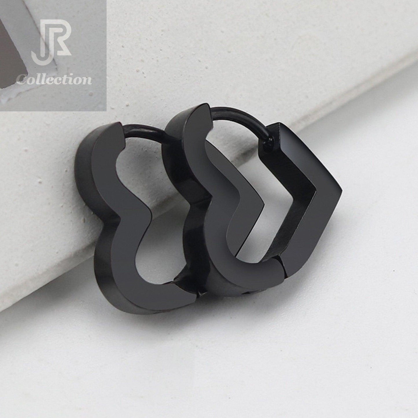 Geometric Hoop Earrings – Stainless Steel - RJCollection