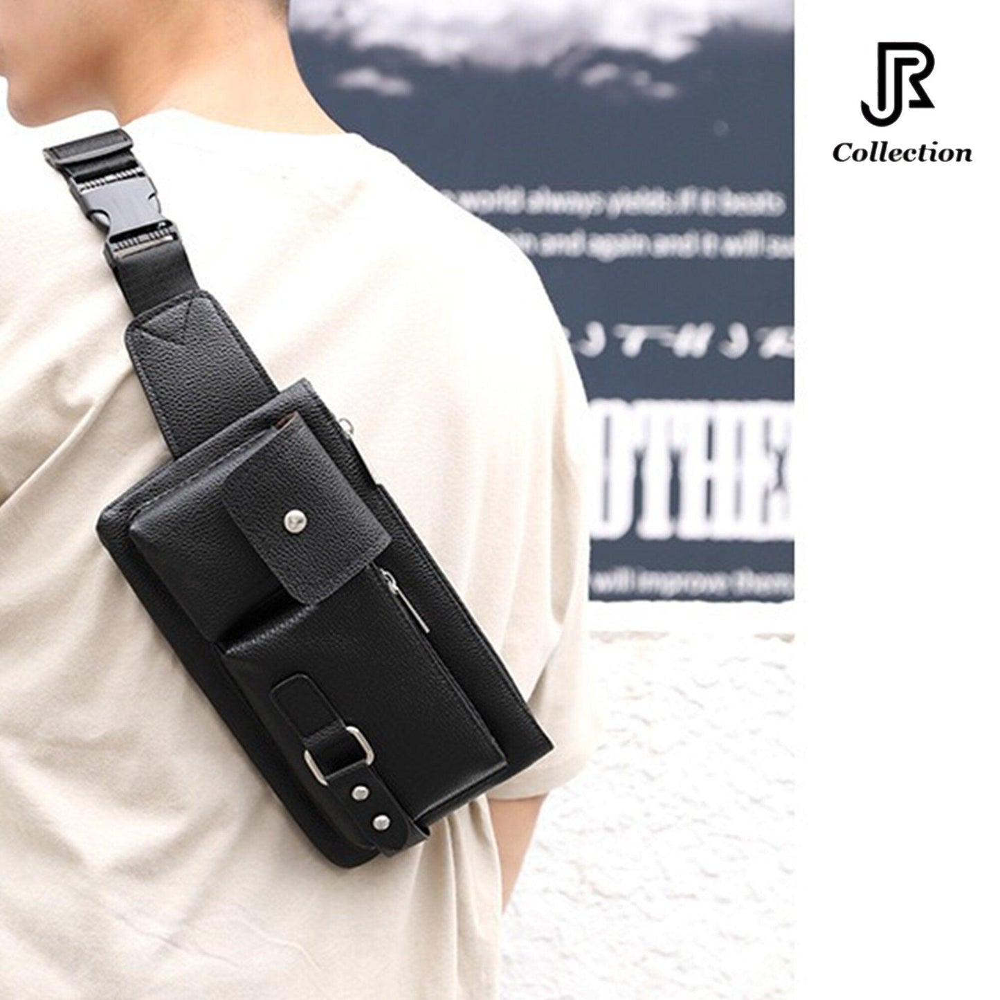 PU Leather Waist & Crossbody Bag - RJCollection