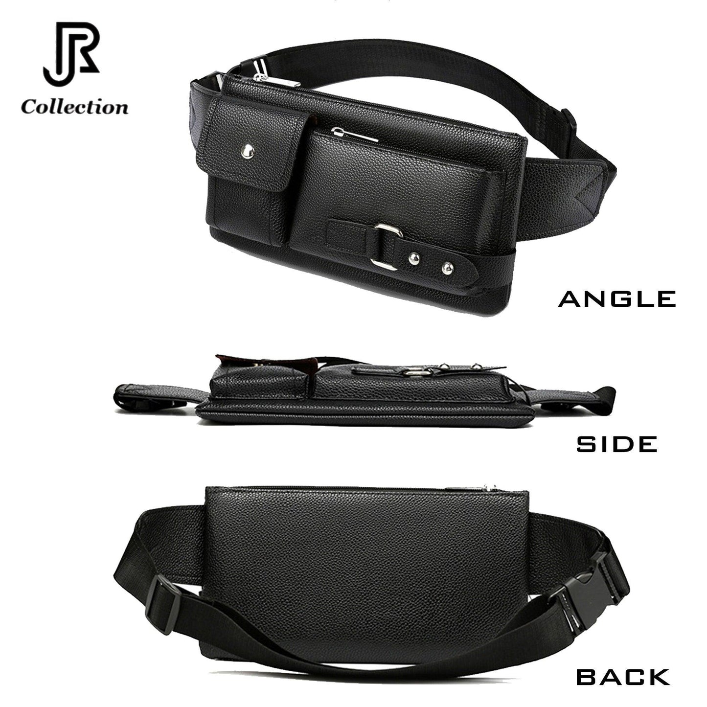 PU Leather Waist & Crossbody Bag - RJCollection
