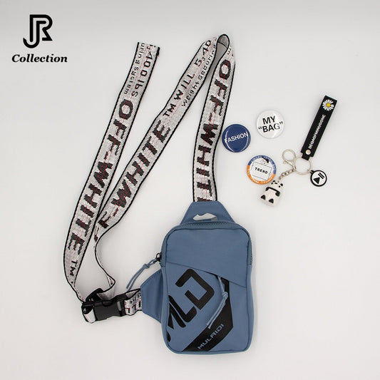 fashionable colorful shoulder and sling crossbody bag front view