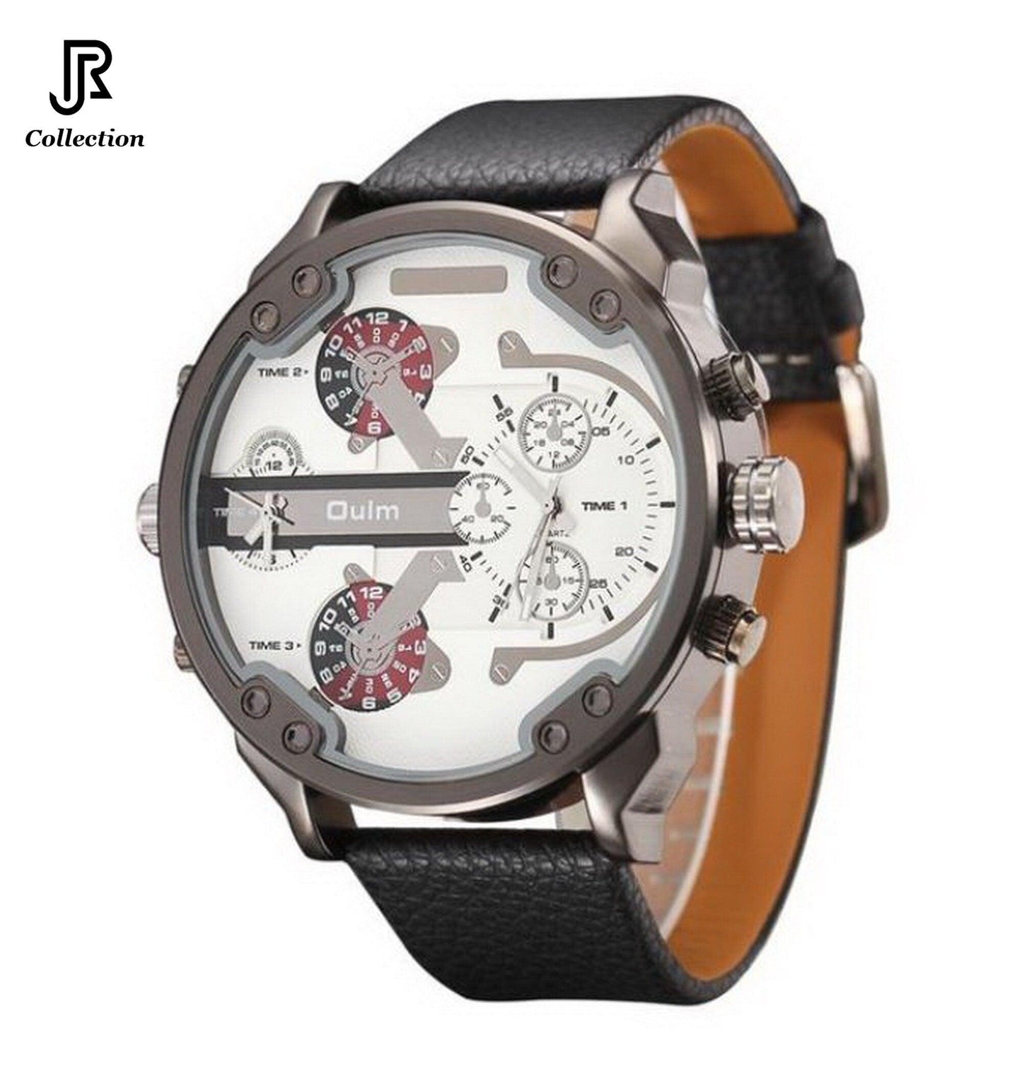 Sport Quartz Dual Movement Watch – Oversized - RJCollection