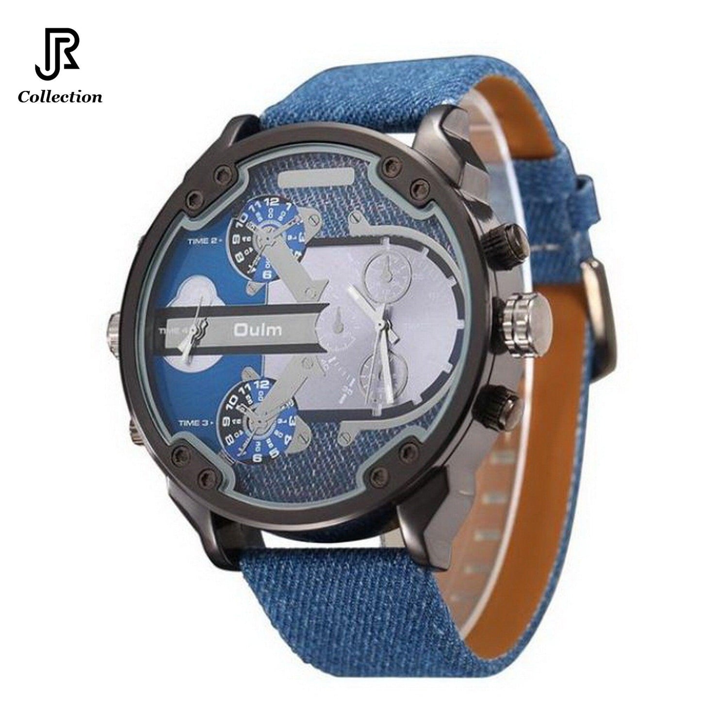 Sport Quartz Dual Movement Watch – Oversized - RJCollection