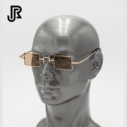 Metal Square Frame Sunglasses