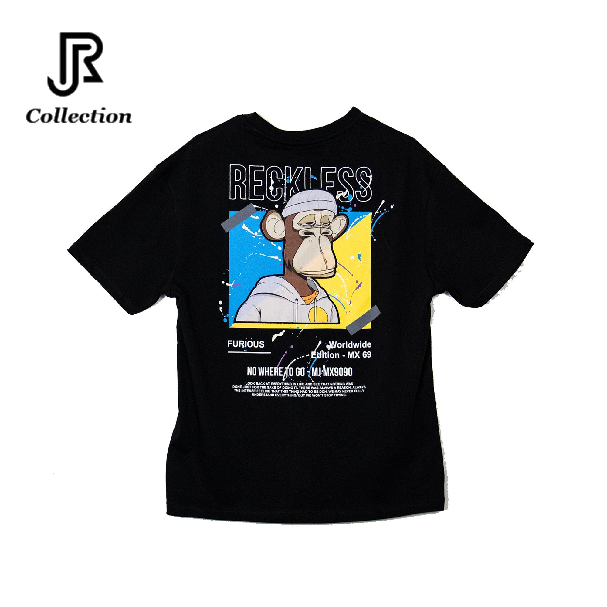 Oversized Eco‑Friendly Cotton T‑Shirt-2 - RJCollection