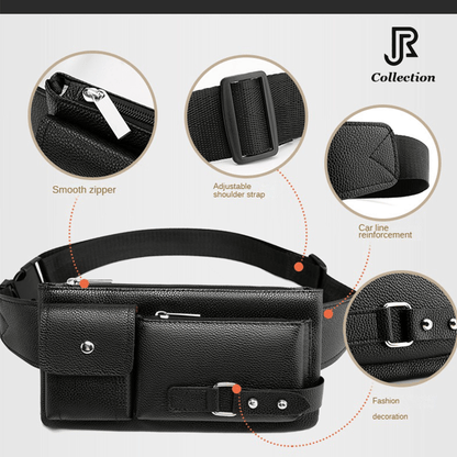 PU Leather Waist & Crossbody Bag - RJCollection