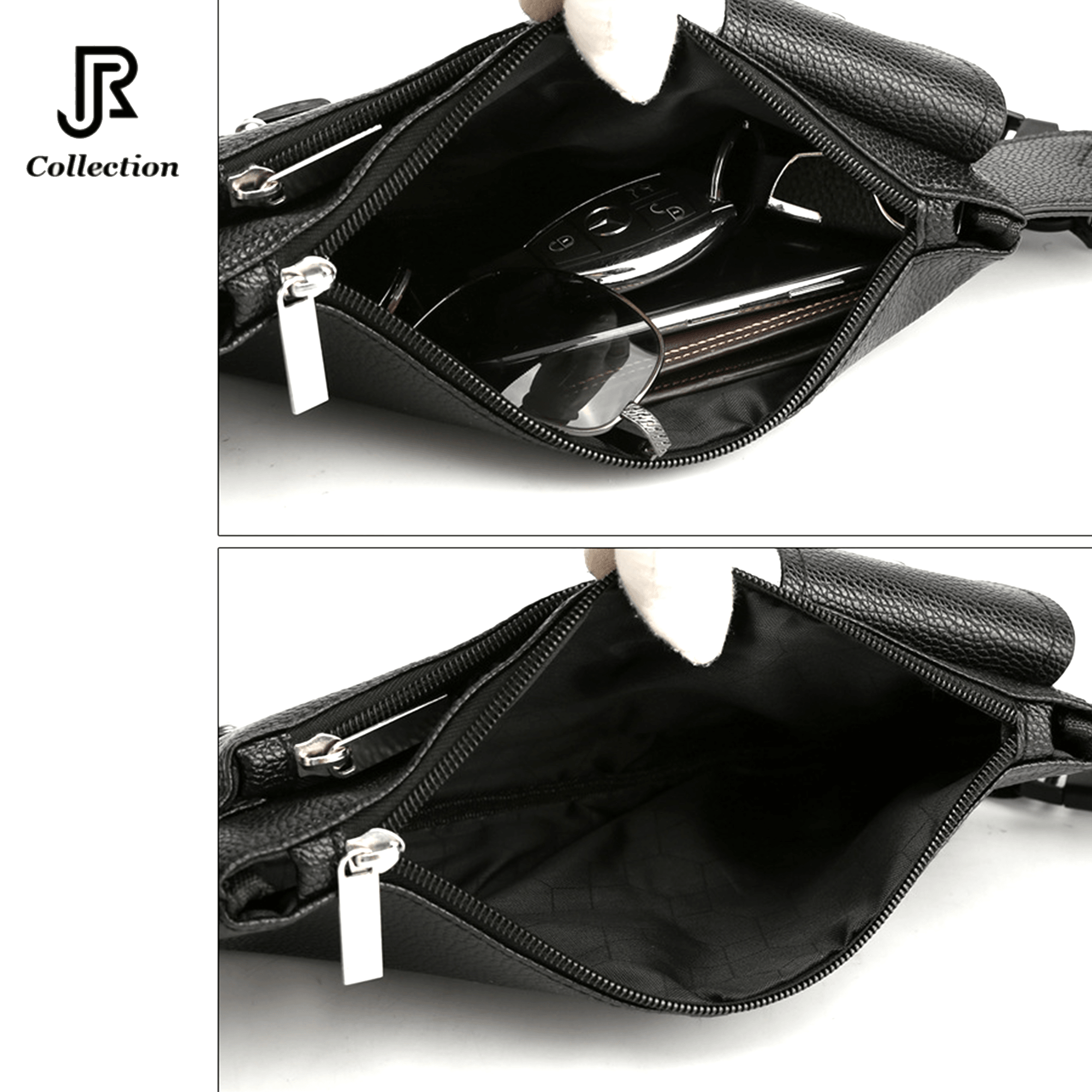 PU Leather Waist & Crossbody Bag - RJCollection