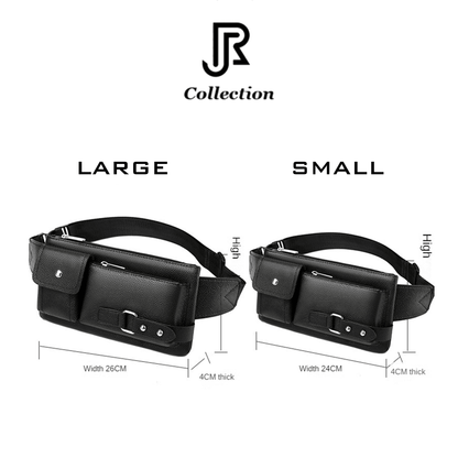 PU Leather Waist & Crossbody Bag - RJCollection