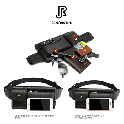 PU Leather Waist & Crossbody Bag - RJCollection