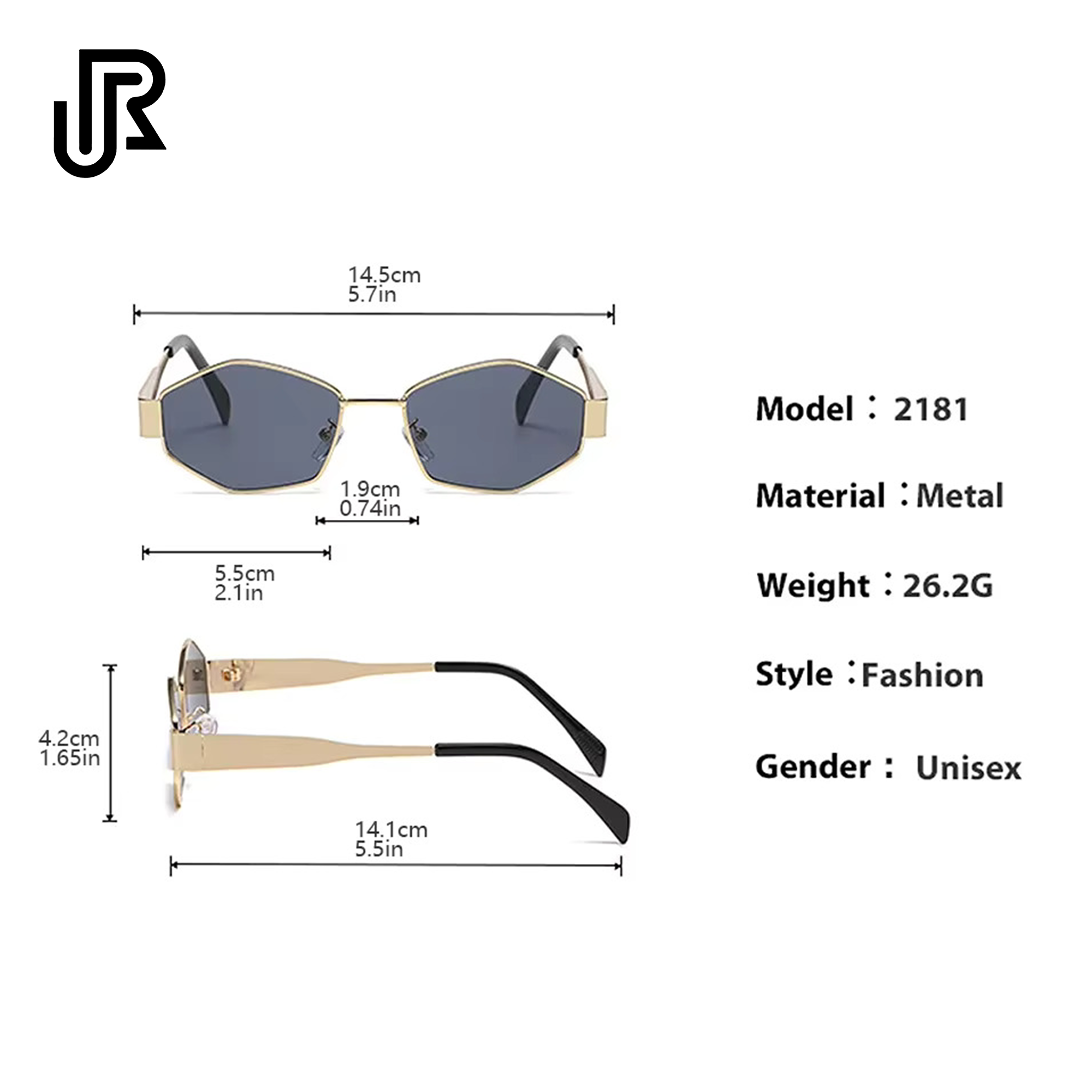 Bumble‑Shaped Sunglasses - RJCollection