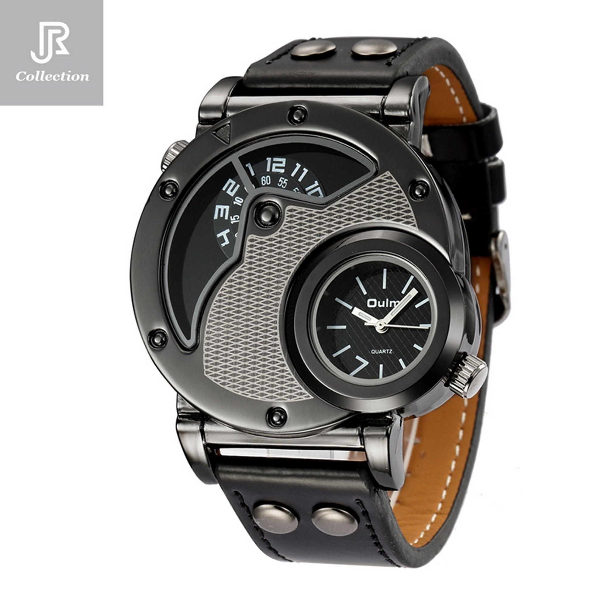 Engraved Self‑Winding Marble Stone Wooden Watch - RJCollection