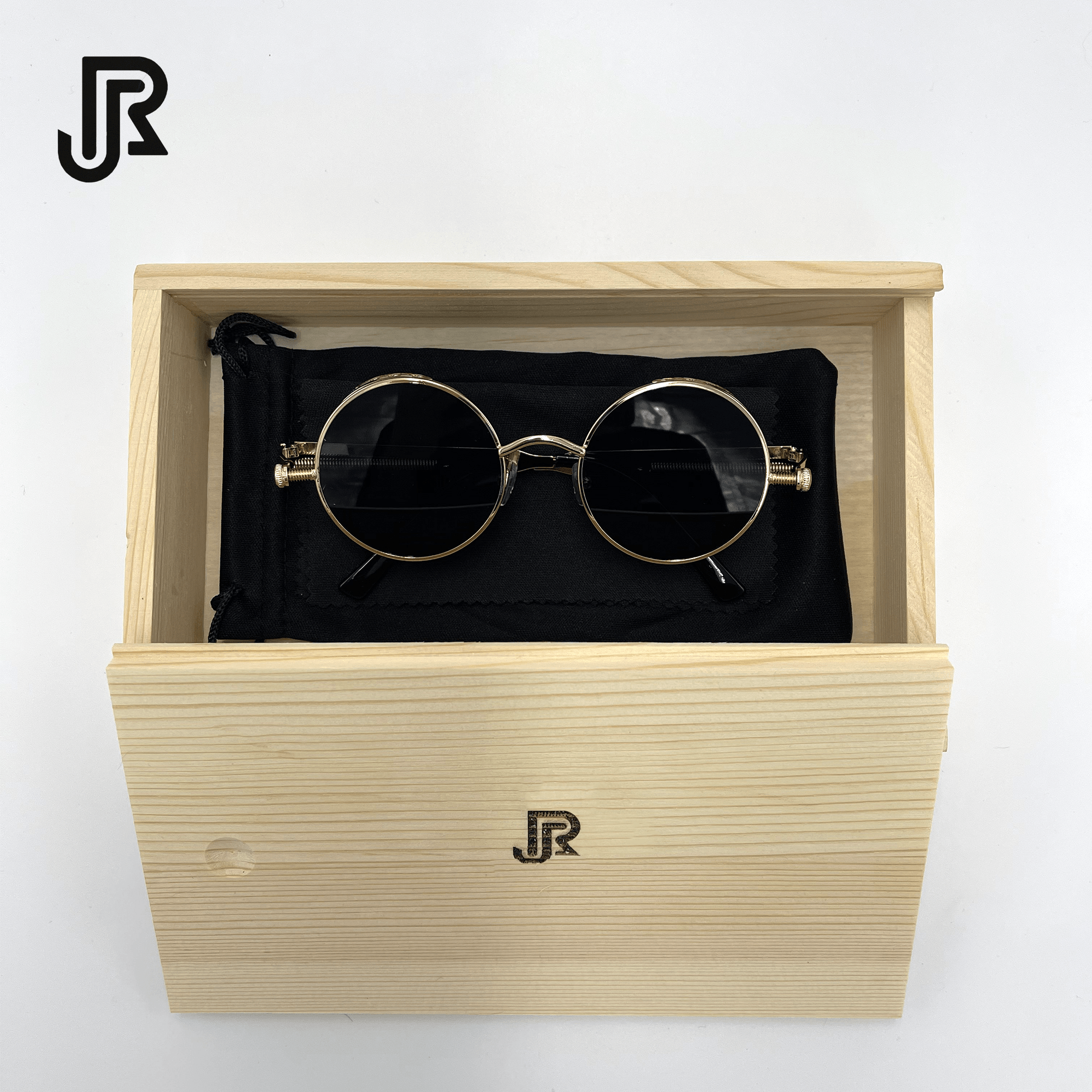 Metal Round Frame Sunglasses - RJCollection