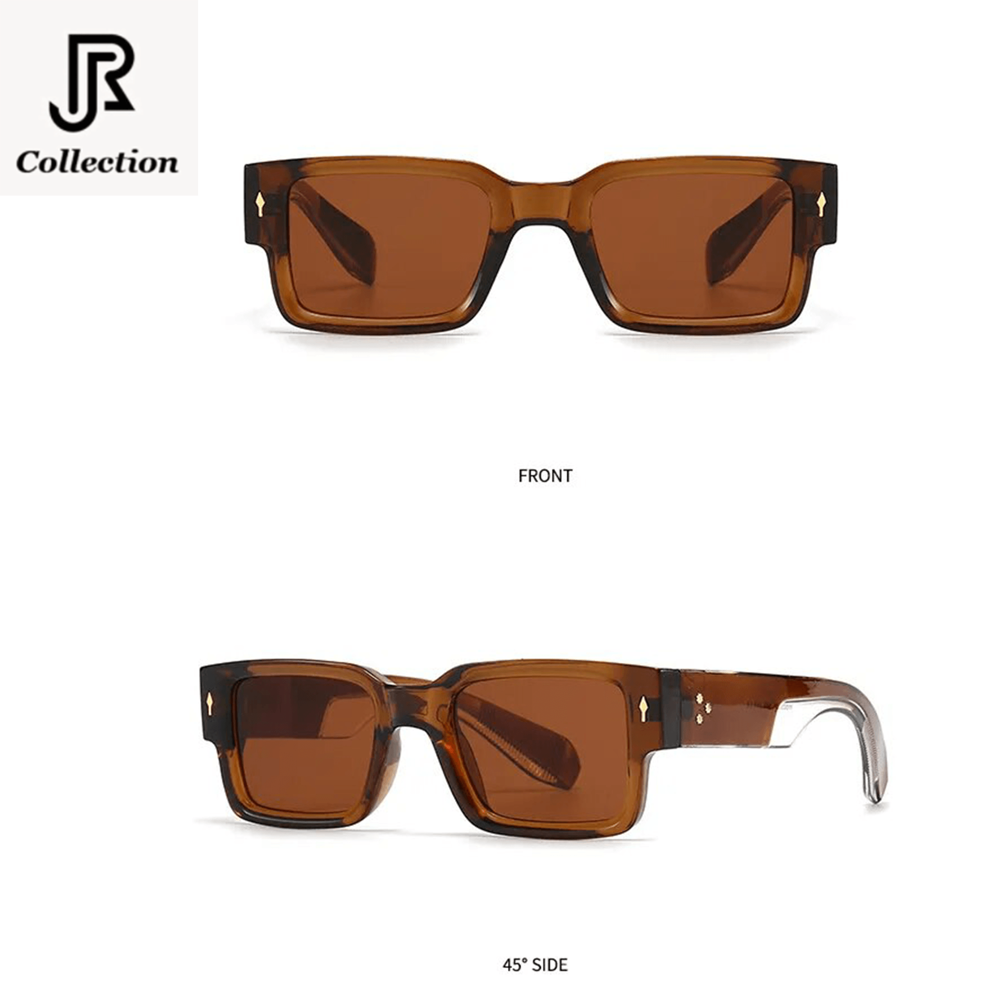 close-up of UV400 label on crystal acetate lens