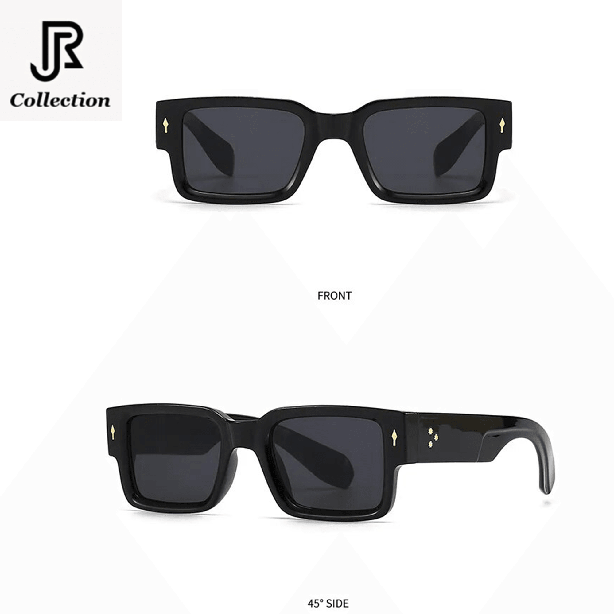 close-up of UV400 label on crystal acetate lens