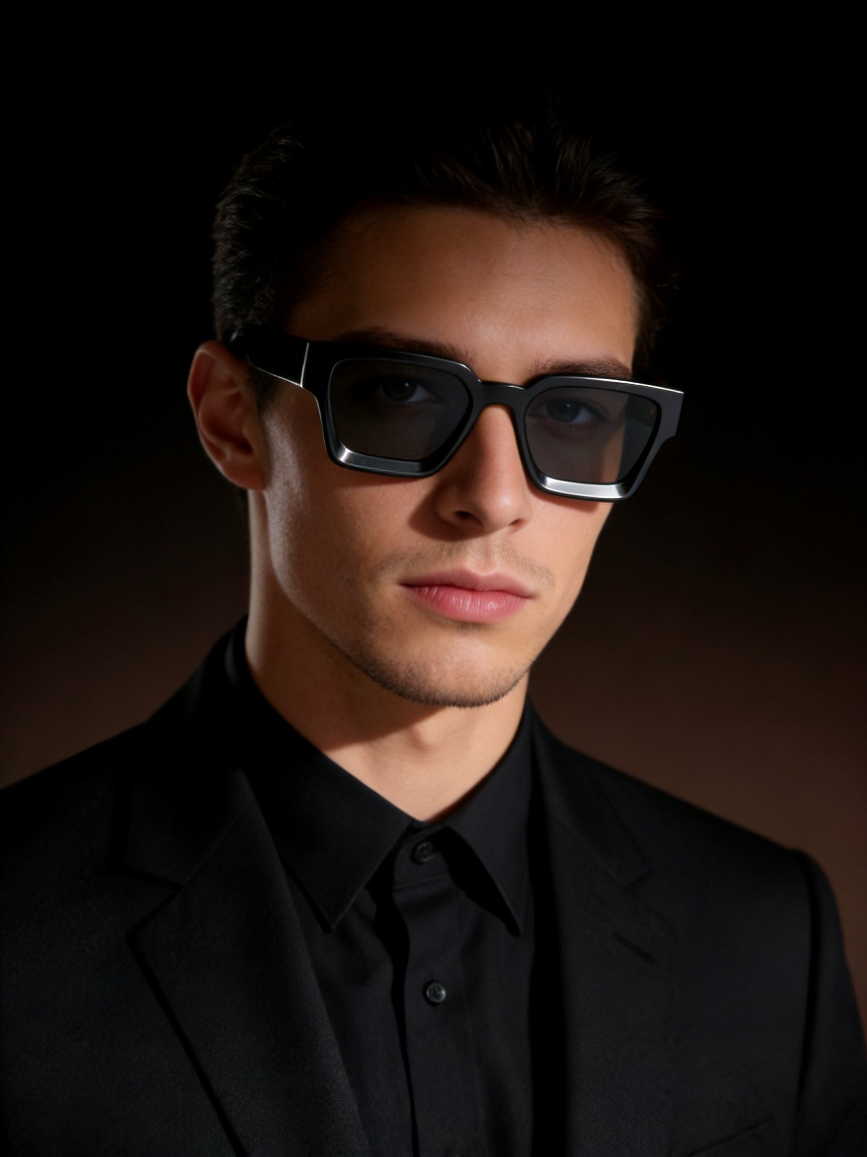 Crystal Acetate Square Sunglasses – UV400