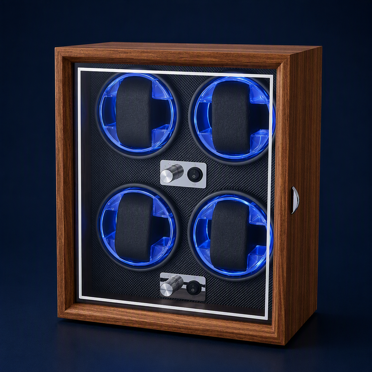 4-Slot Automatic Watch Winder Display Box