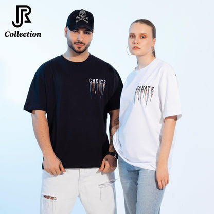 Oversized Eco‑Friendly Cotton T‑Shirt - RJCollection