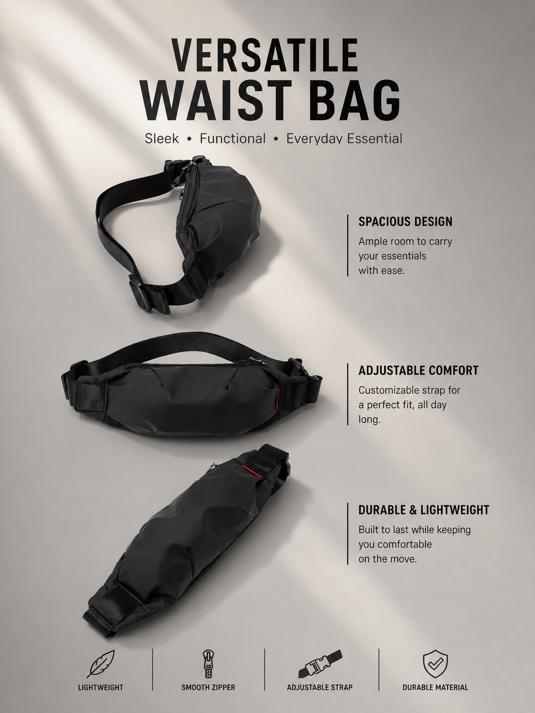 Oxford Chest & Shoulder Sling Bag