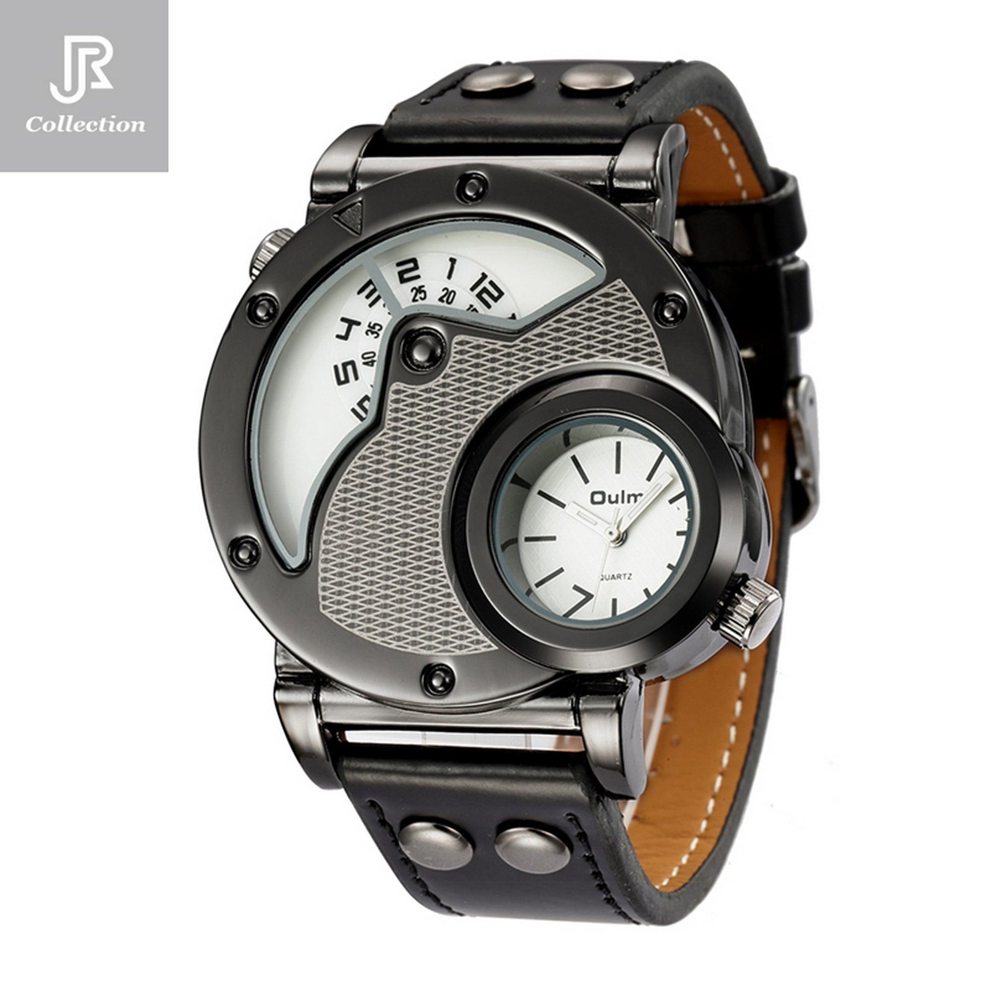 Engraved Self‑Winding Marble Stone Wooden Watch - RJCollection
