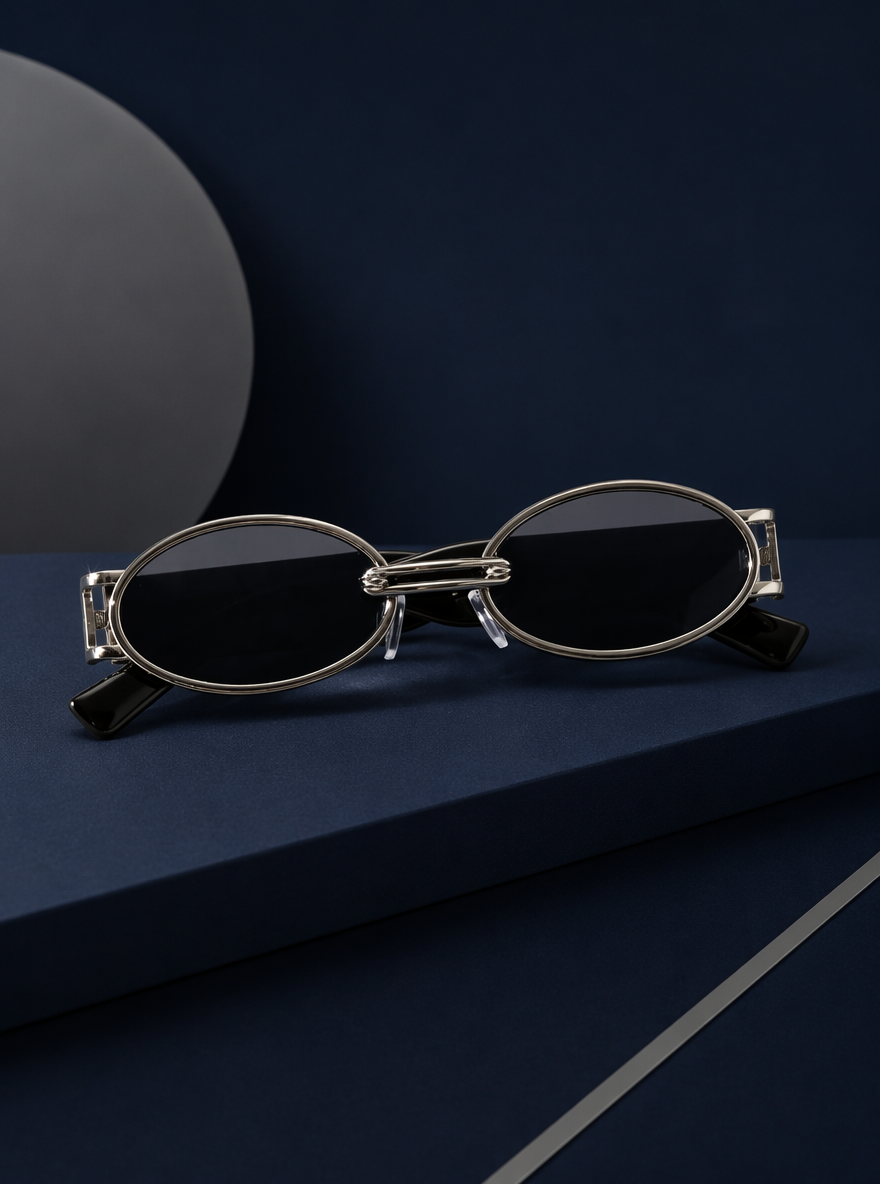 Ellipse Fashion Sunglasses, worn view