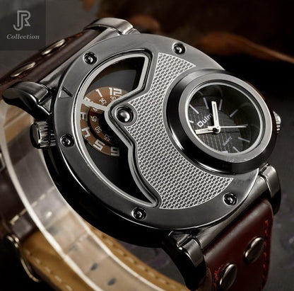 Engraved Self‑Winding Marble Stone Wooden Watch - RJCollection