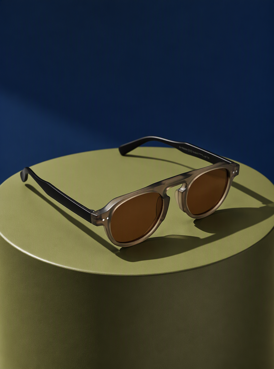 Retro Steampunk Round Sunglasses – UV400