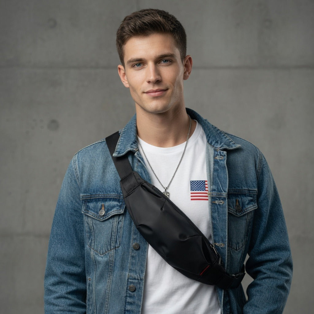 Oxford Chest & Shoulder Sling Bag