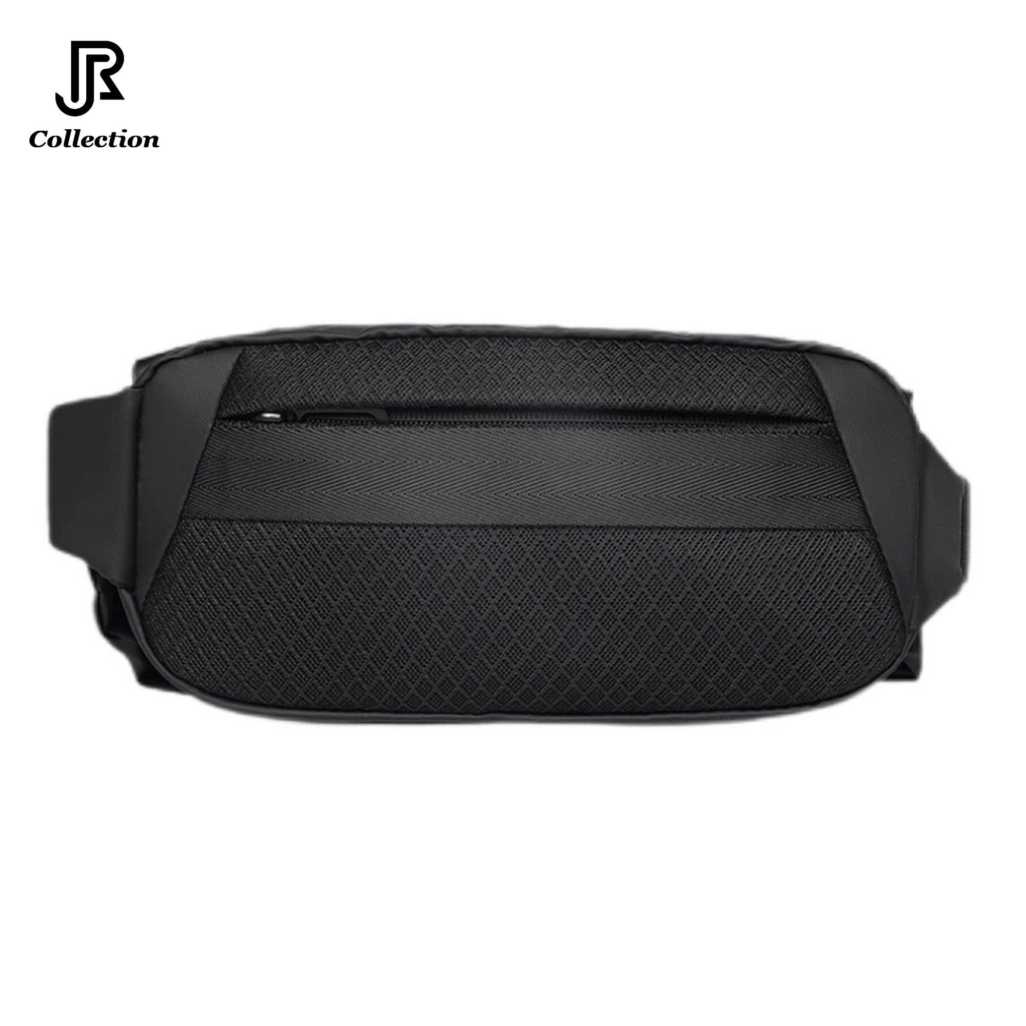 close-up of adjustable strap on waterproof crossbody shoulder bag
