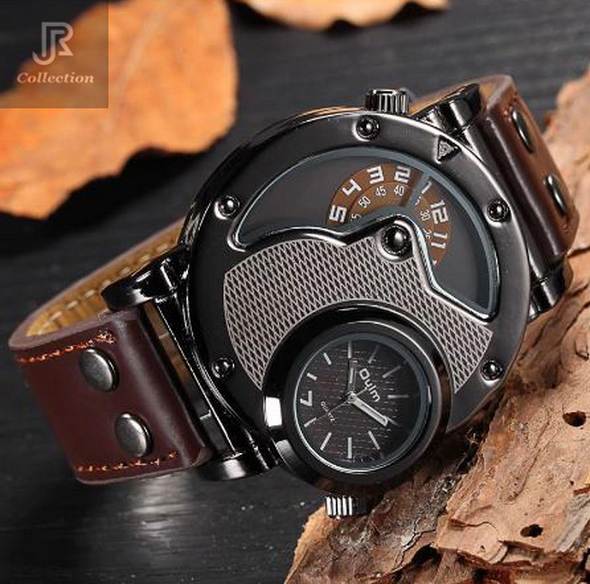 Engraved Self‑Winding Marble Stone Wooden Watch - RJCollection