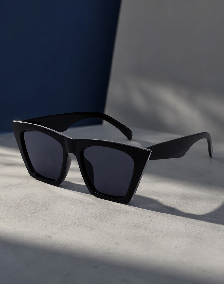 Cat-Eye Vintage Square Sunglasses, gallery view