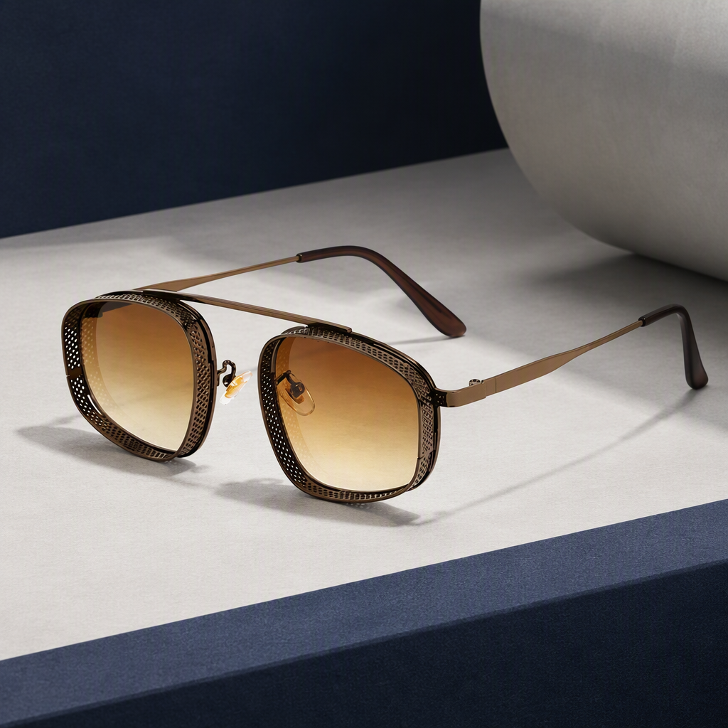 Steampunk Vintage Sunglasses, alternate angle view