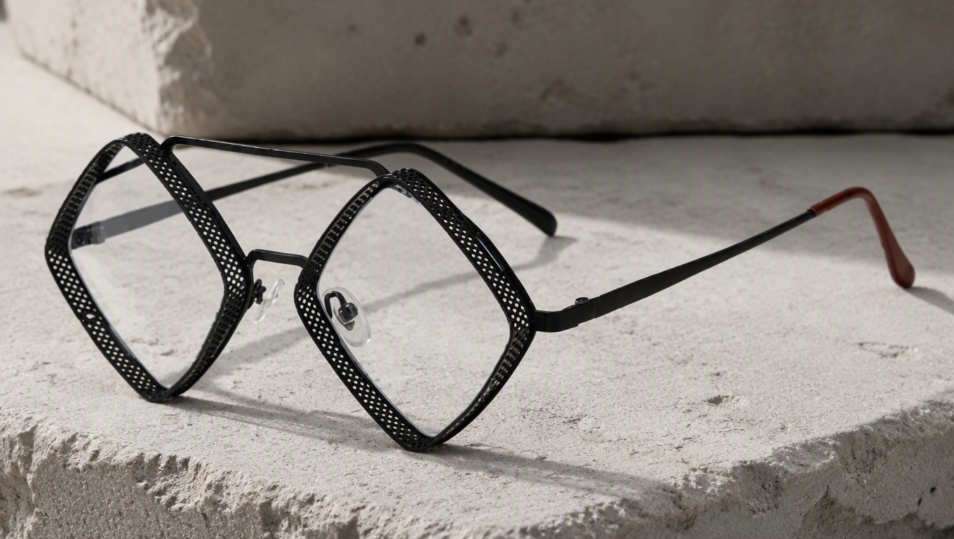 Diamond Square Fashion Sunglasses, styled product photo