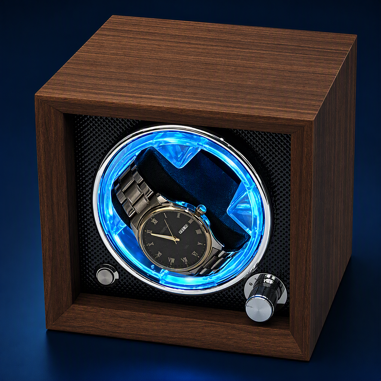 4-Slot Automatic Watch Winder Display Box
