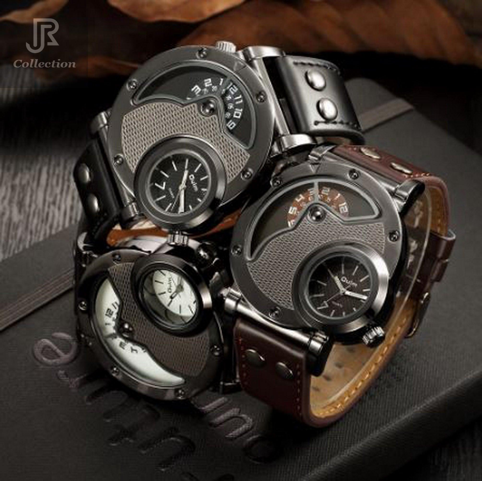 Engraved Self‑Winding Marble Stone Wooden Watch - RJCollection