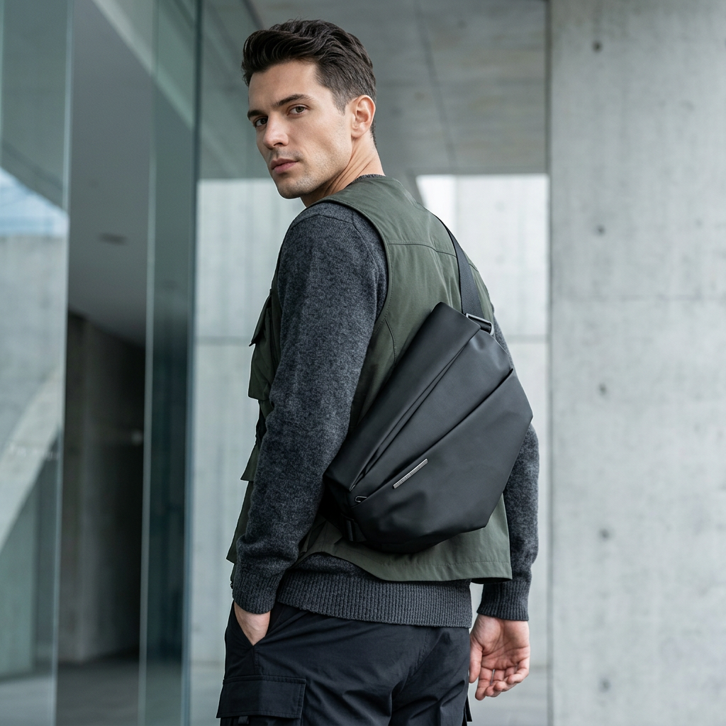 Oxford Fabric Crossbody Sling Bag