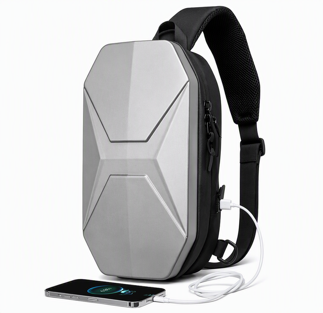 Hard-Shell Crossbody Sling Bag — Multi-Color